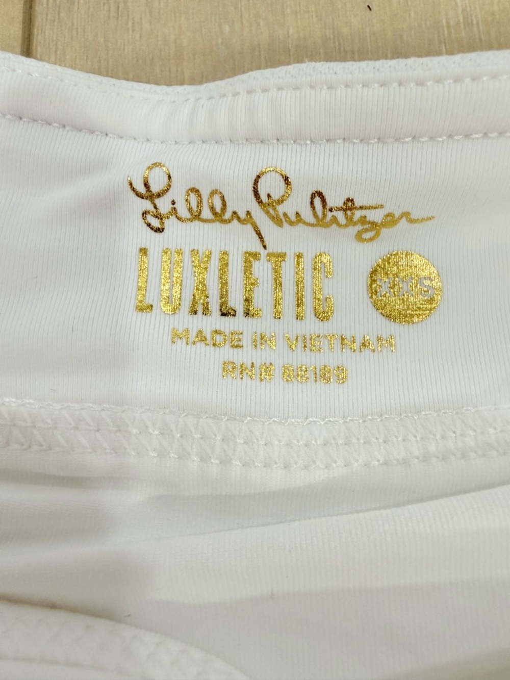 Lilly Pulitzer White Luxletic Athletic Skort - Picture 5 of 6
